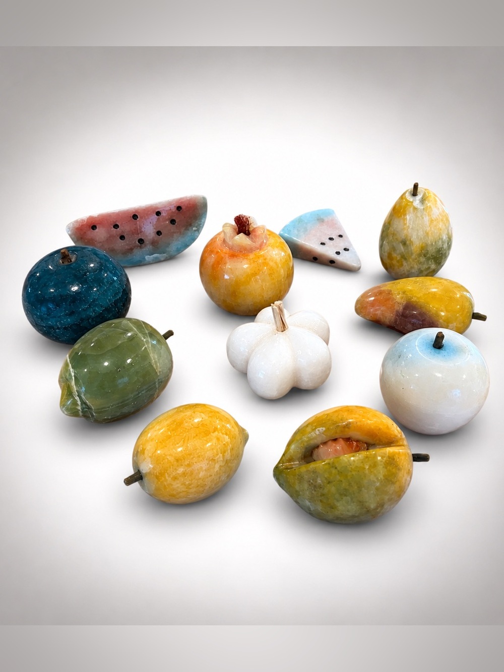 Colorful Stone Fruit and Vegetable Decor SELECT ITEMS IN COMMENTS